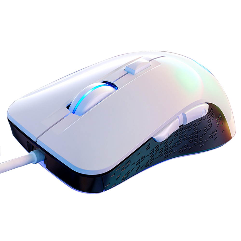 YINDIAO Gaming Mouse Ergonomic Wired Mouse 7 Keys LED 4000 DPI Programmable Mouse Game Mice Silent Mouse with Backlight for PC Laptop