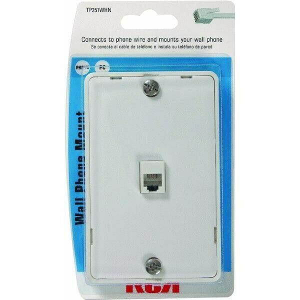 Wall Telephone Jack,No TP251WHN,  Audiovox