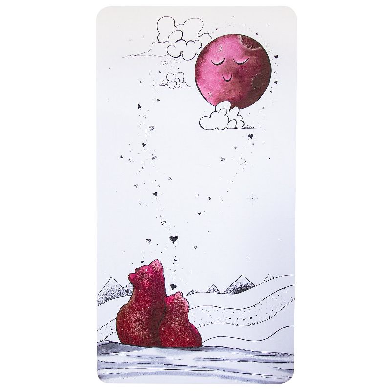 JumpOff Jo Fitted Crib Sheet - Cotton Crib Sheet for Standard Sized Crib Mattresses - Hypoallergenic and Breathable - 28 x 52 Inches - Mama Bear Pink