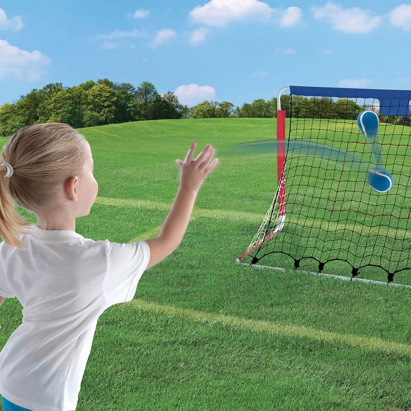 Step2 Kid Child Outdoor Kickback Soccer Hockey Training Goal and Pitchback Net