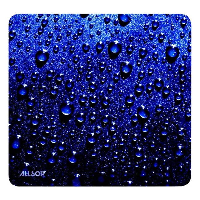 Allsop 30182 Naturesmart Soft Top Raindrop Mouse Pad