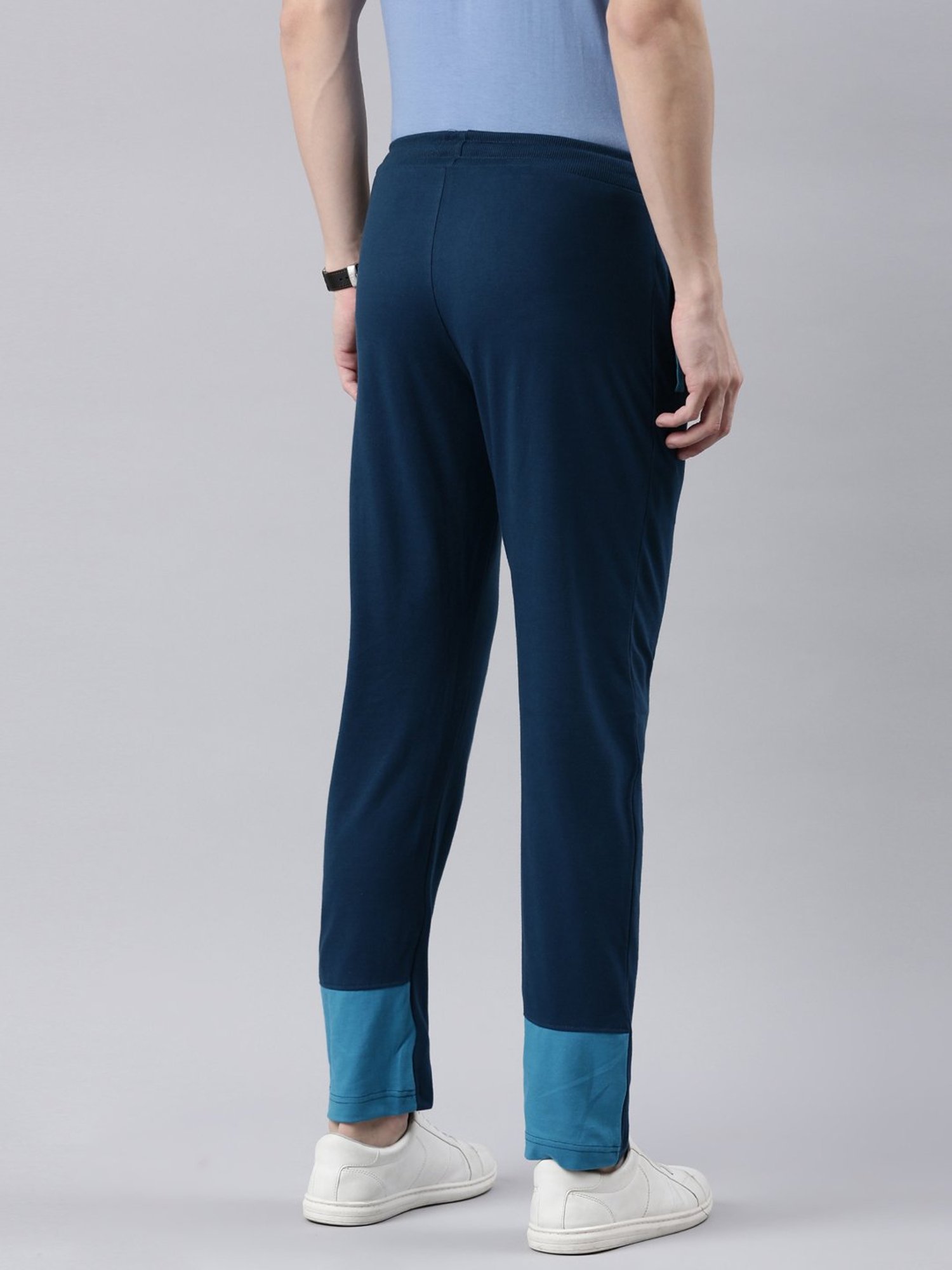 Dixcy Scott Originals Moroccan Blue Regular Fit Printed Track Pants