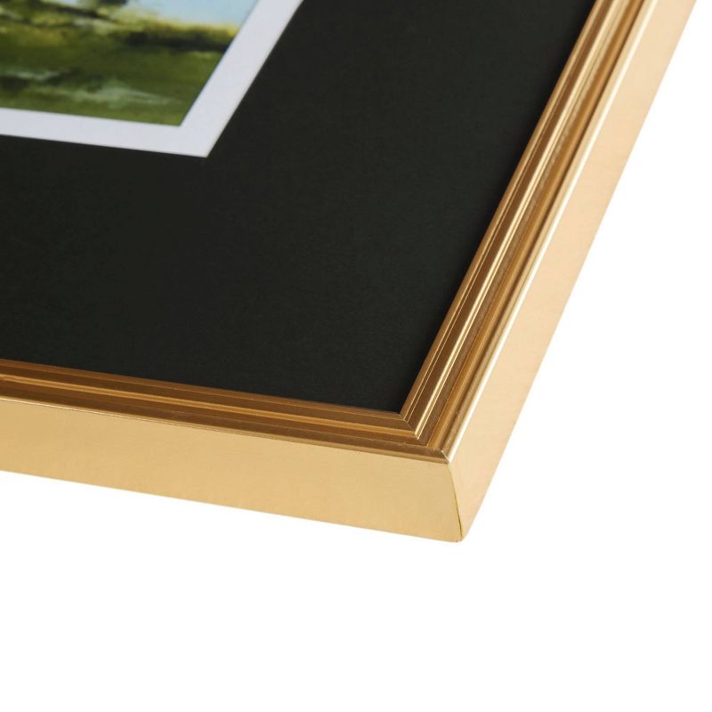 Across The Plains Framed Glass Wall Art Double Mat - Martha Stewart