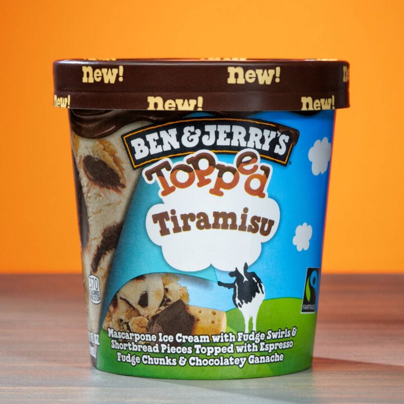 Ben & Jerry's Topped Tiramisu Ice Cream - 16oz