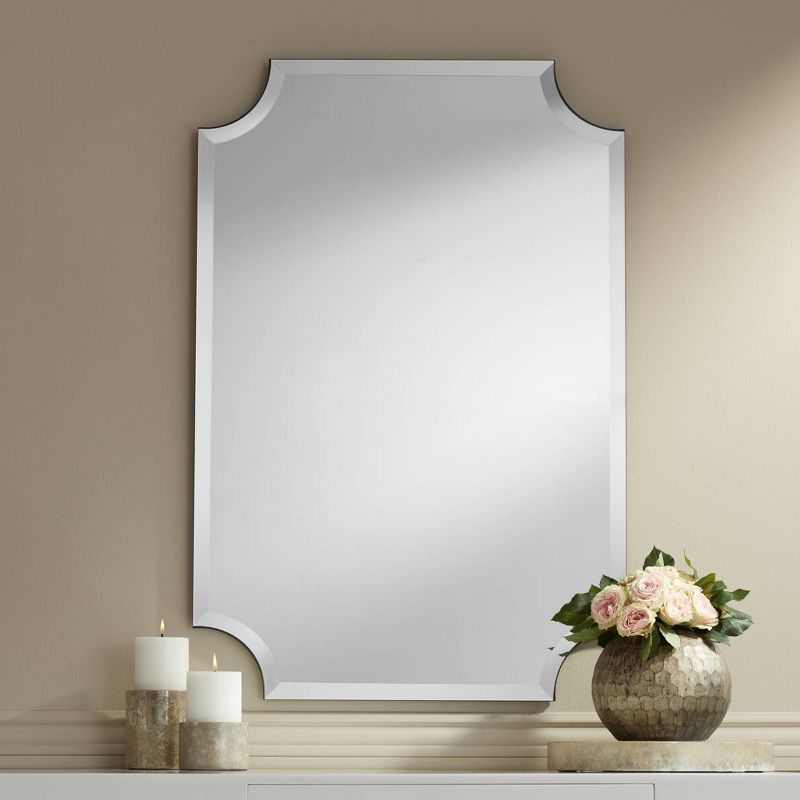 Noble Park Brix 24" x 36" Frameless Cut Corner Vanity Mirror