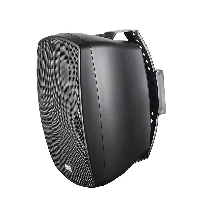 Audio Patio Pro Speaker 525quot Indoor Outdoor IP65 Composite Cabinet Black Pair AP525