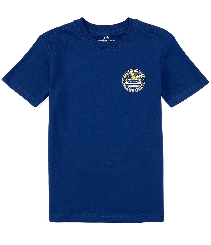 Southern Tide Little/Big Boys 4-20 Bike And Board Rental Short-Sleeve T-Shirt