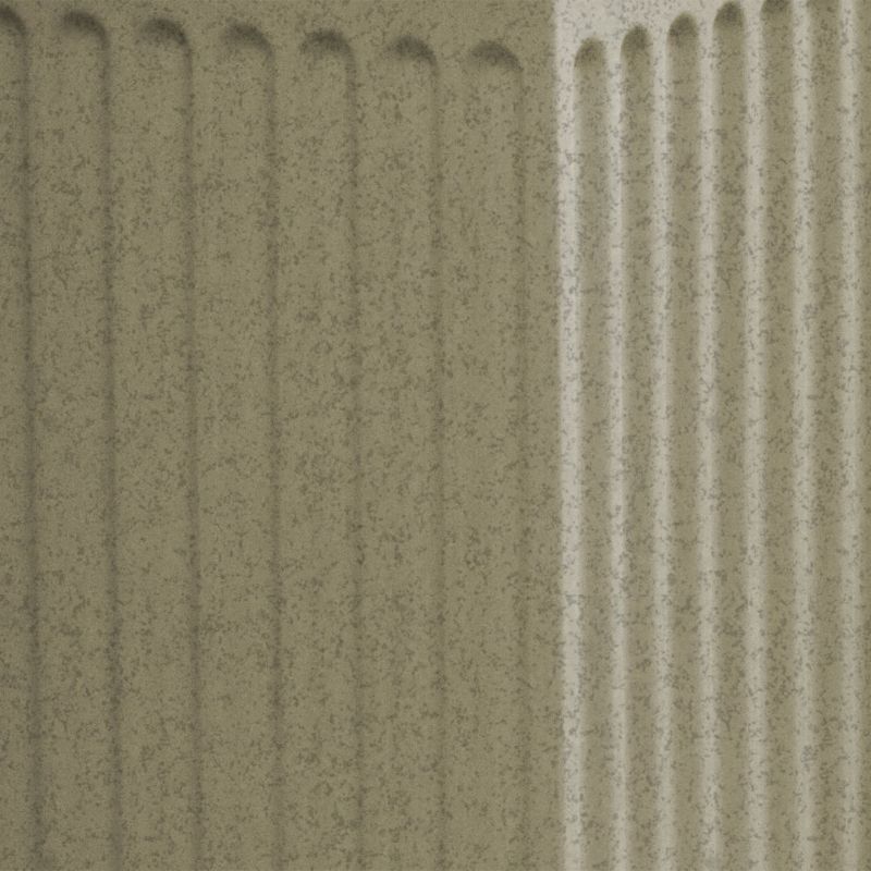 Good Ideas Savannah Outdoor Column 30 Gallon Polyethylene Storage and Waste Bin, Sandstone