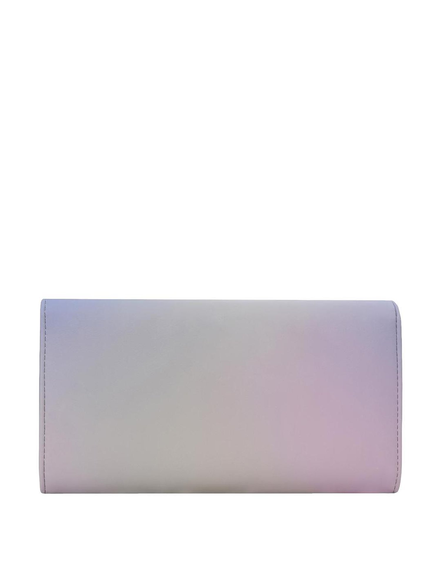 United Colors of Benetton Ambre Ombre Green Solid Tri-Fold Wallet