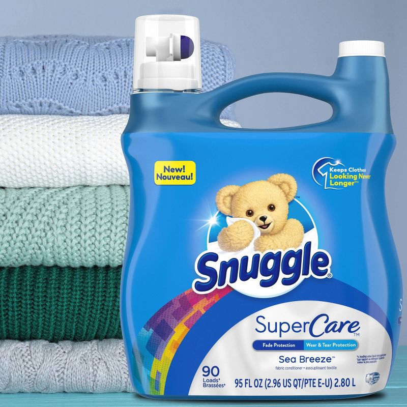 Snuggle Supercare Sea Breeze Liquid Fabric Softener - 95oz