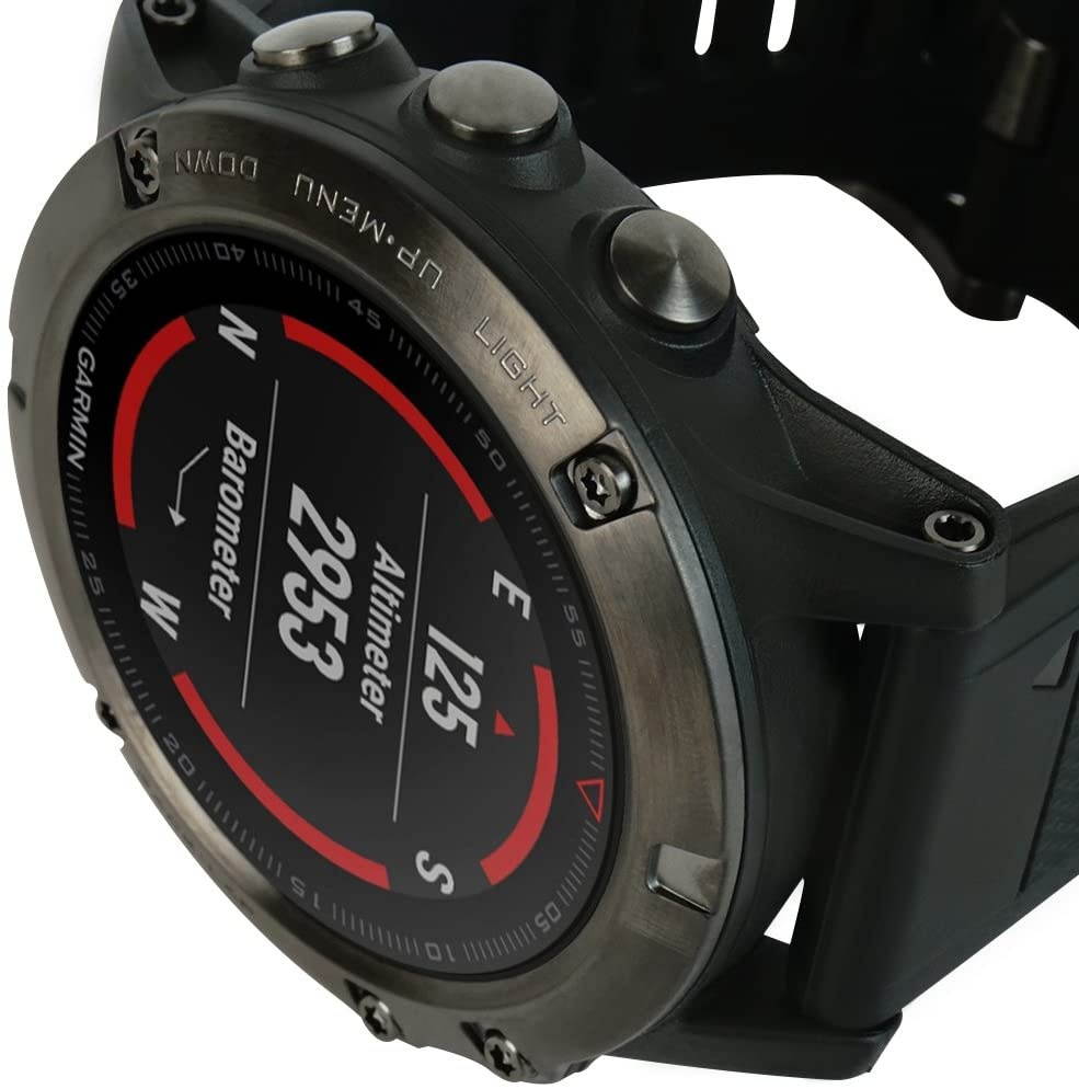 Skinomi TechSkin [6-Pack] Clear Screen Protector for Garmin Fenix 5X (Garmin Fenix 5X Plus) [Full Coverage] Anti-Bubble HD TPU Film