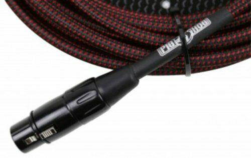 Pig Hog - PHM20BRD - High Performance XLR Microphone Cable - Black/Red - 20 ft.