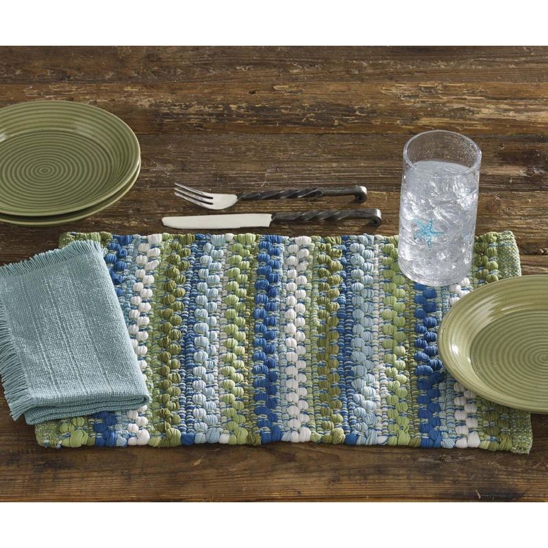 Park Designs Clearwater Chindi Placemat Set - Green