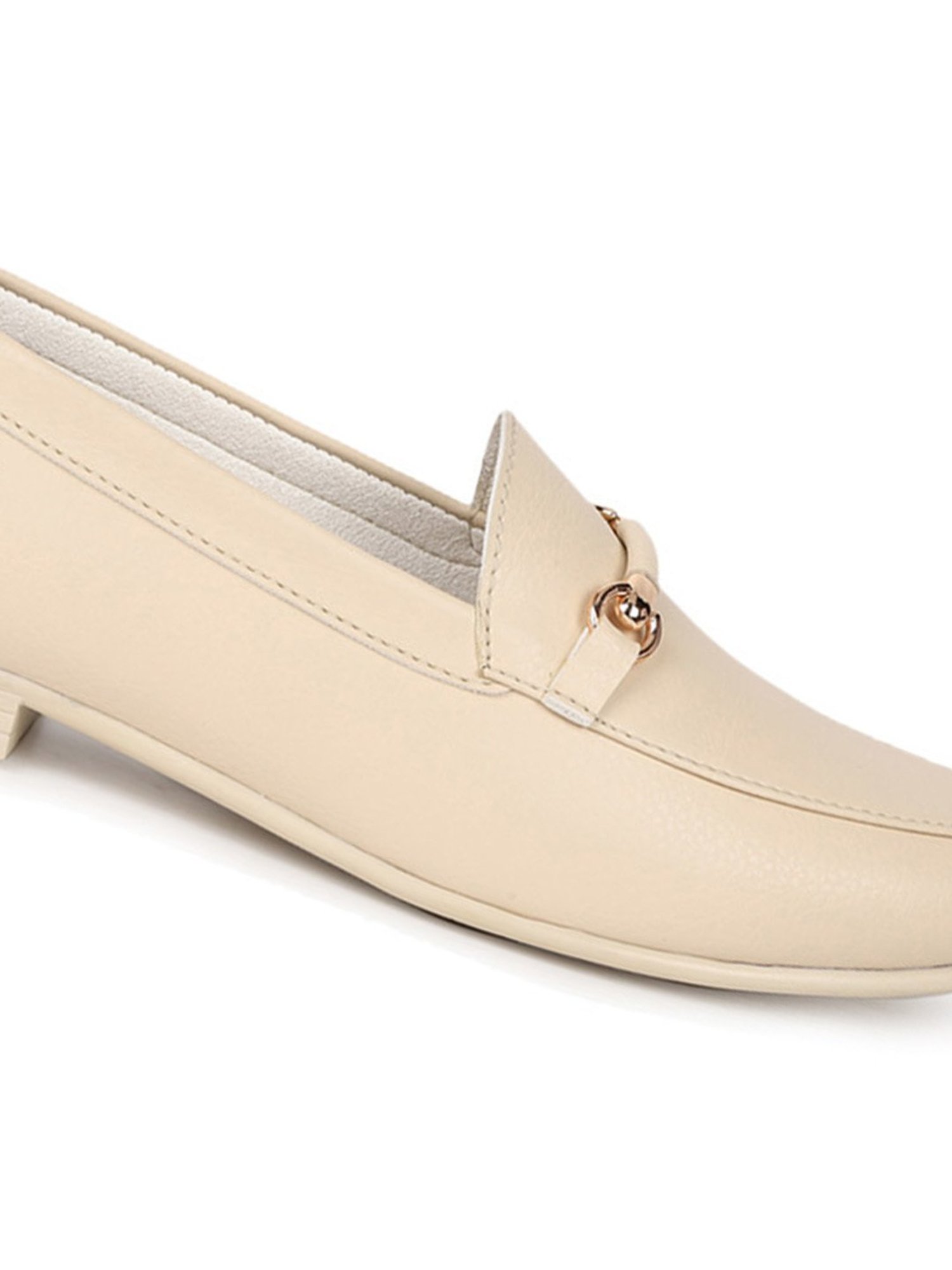 Yoho Women's Beige Casual Loafers