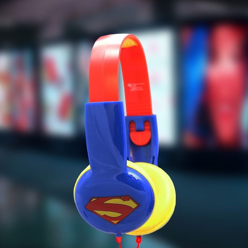 Superman Kid Safe Adjustable Headphones