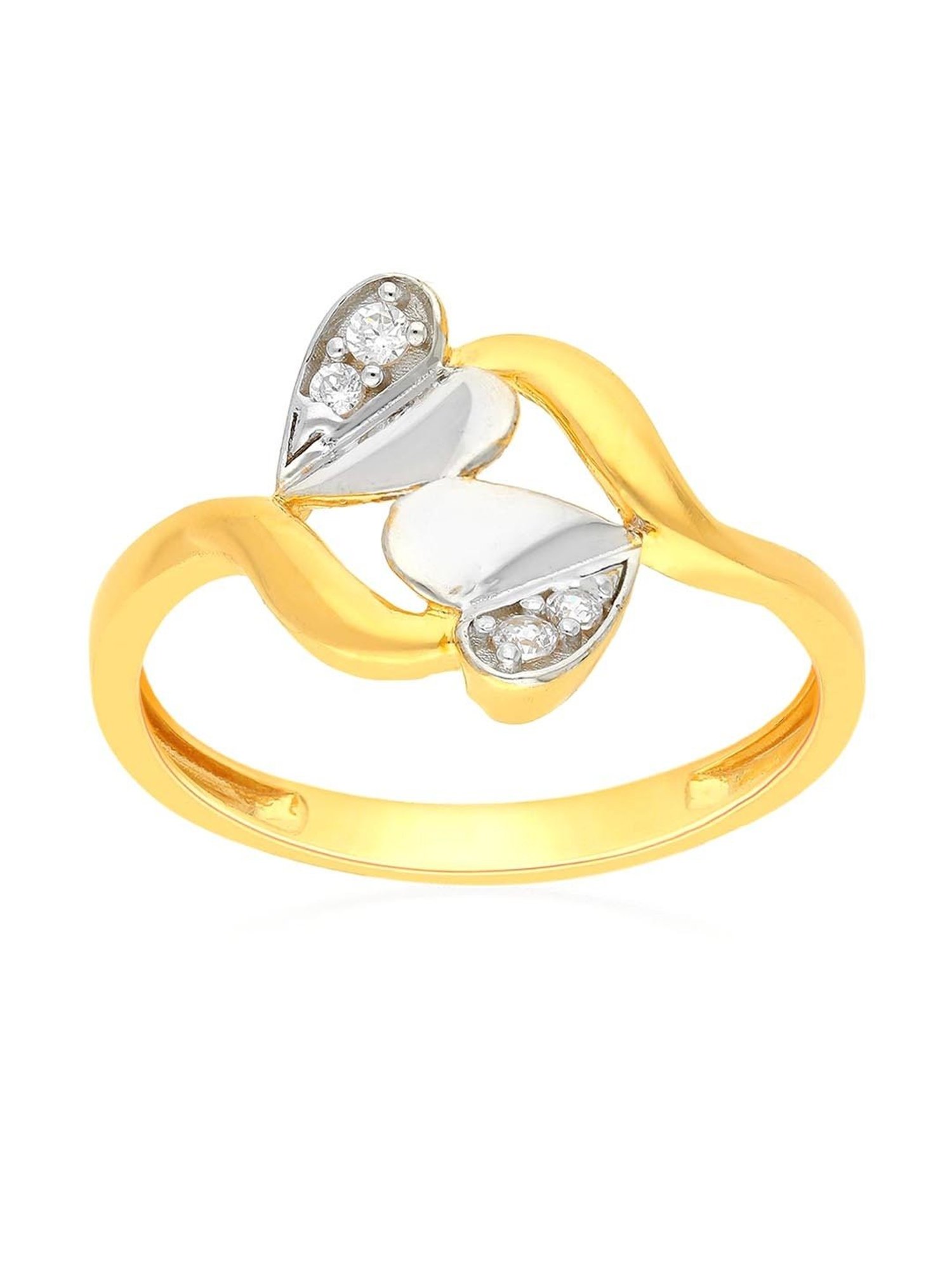 Malabar Gold and Diamonds 18k Gold Heart Ring for Women
