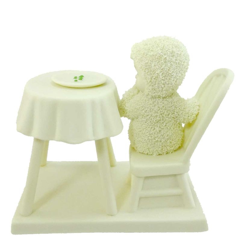 Dept 56 Snowbabies I Don't Care If They Are Good Peas Diner Table  -  Decorative Figurines