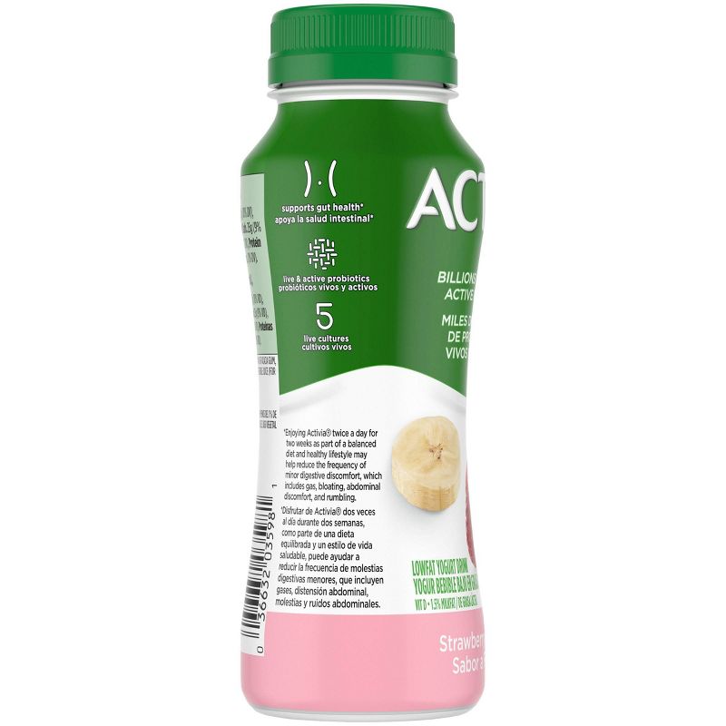 Dannon Activia Strawberry Banana Flavored Probiotic Yogurt Drink - 7 fl oz