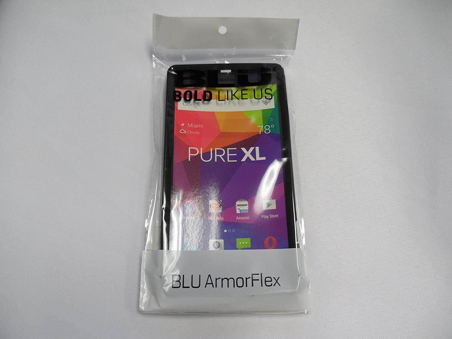 BLU Skin for Pure XL - Retail Packaging - Black/Black