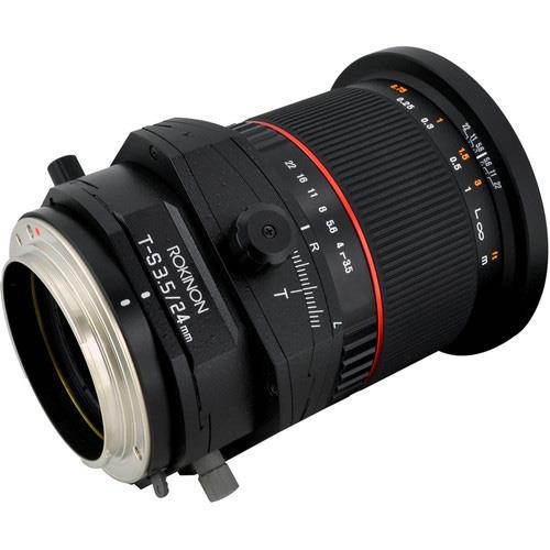 Rokinon 24mm f/3.5 Tilt Shift Lens for Canon #TSL24M-C