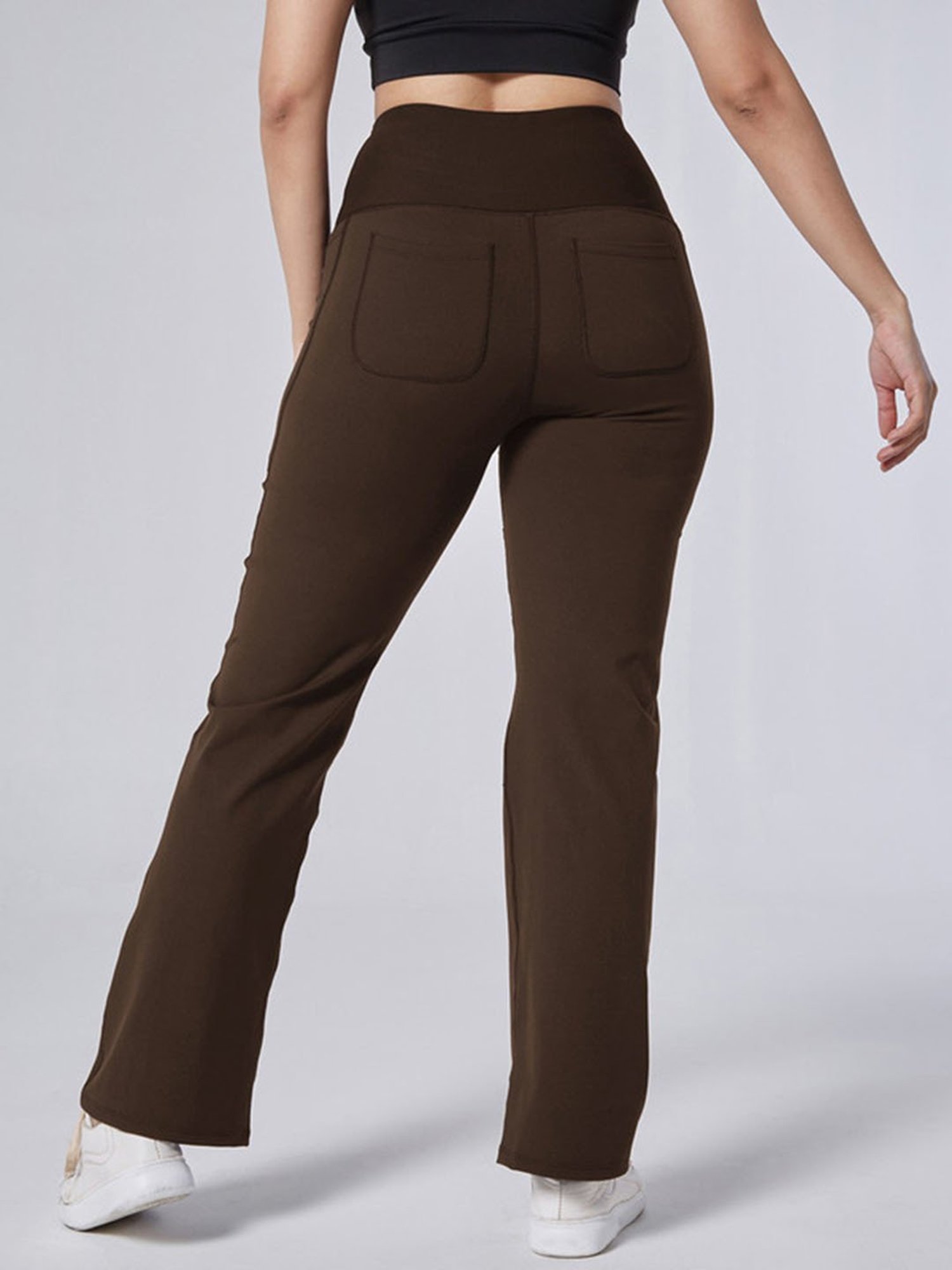 BlissClub Brown The Ultimate Flare Pants - Tall