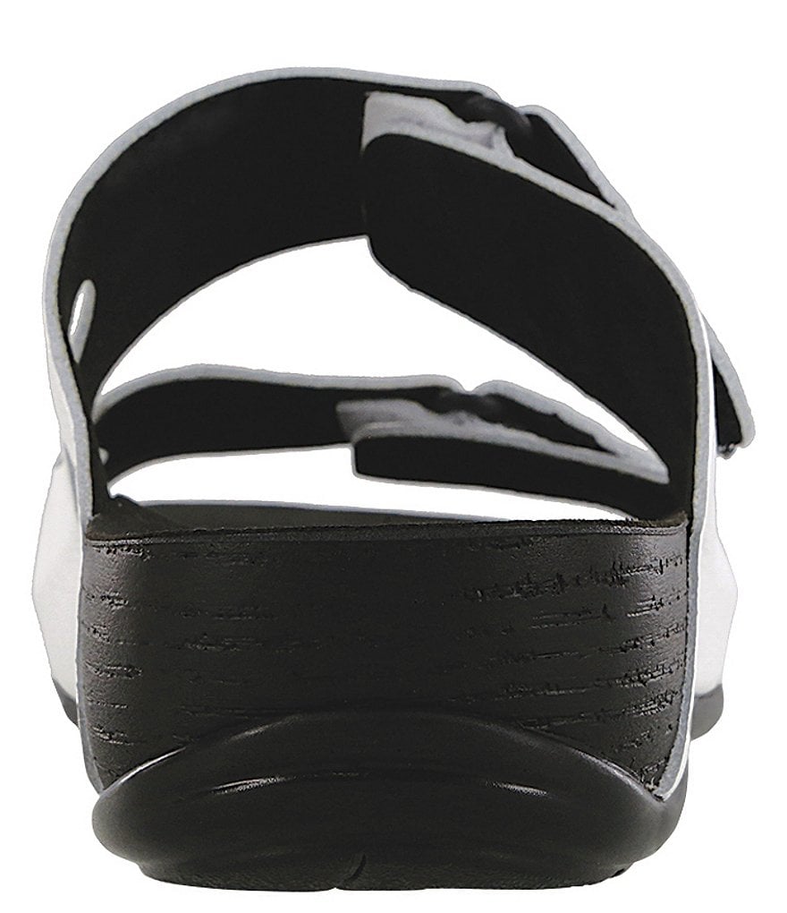 SAS Seaside Leather Slide Sandals