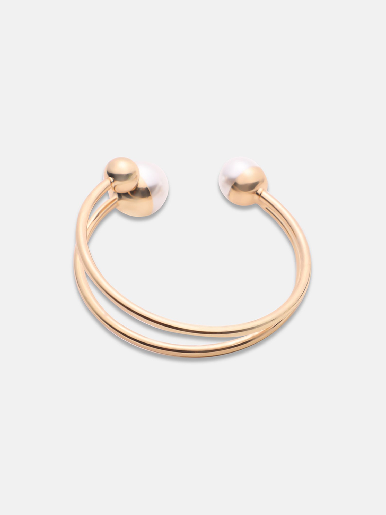 SOHI Snowball Open Bangle Bracelet For Women