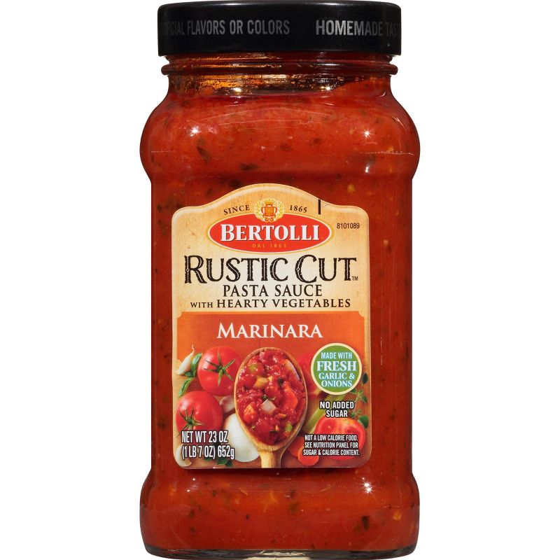 Bertolli Rustic Cut Pasta Sauce Marinara with Traditional Vegetables - 24oz