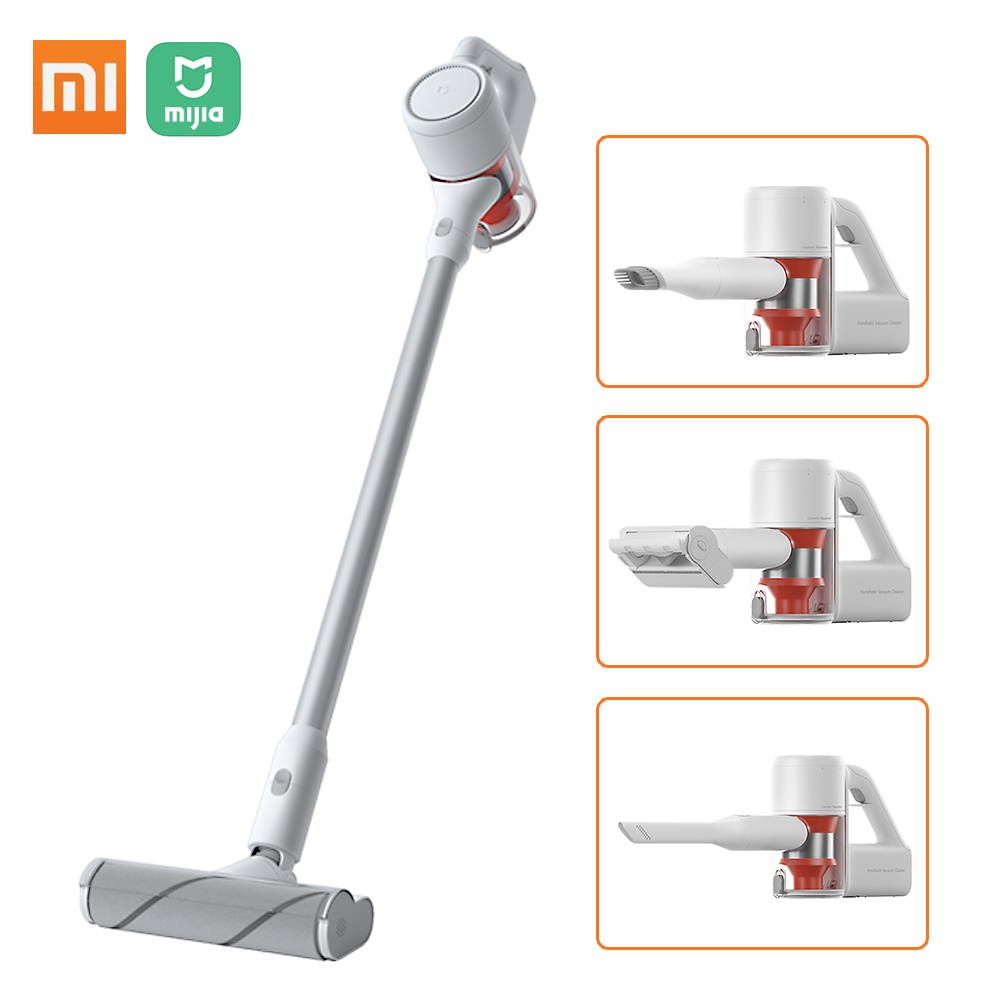 Xiaomi Mi Handheld Vacuum Cleaner Wireless Portable Cordless Home Car Household Dust Cleaner with 100,000rpm Motor 23kPa Cyclone Suction Multifunctional Brush