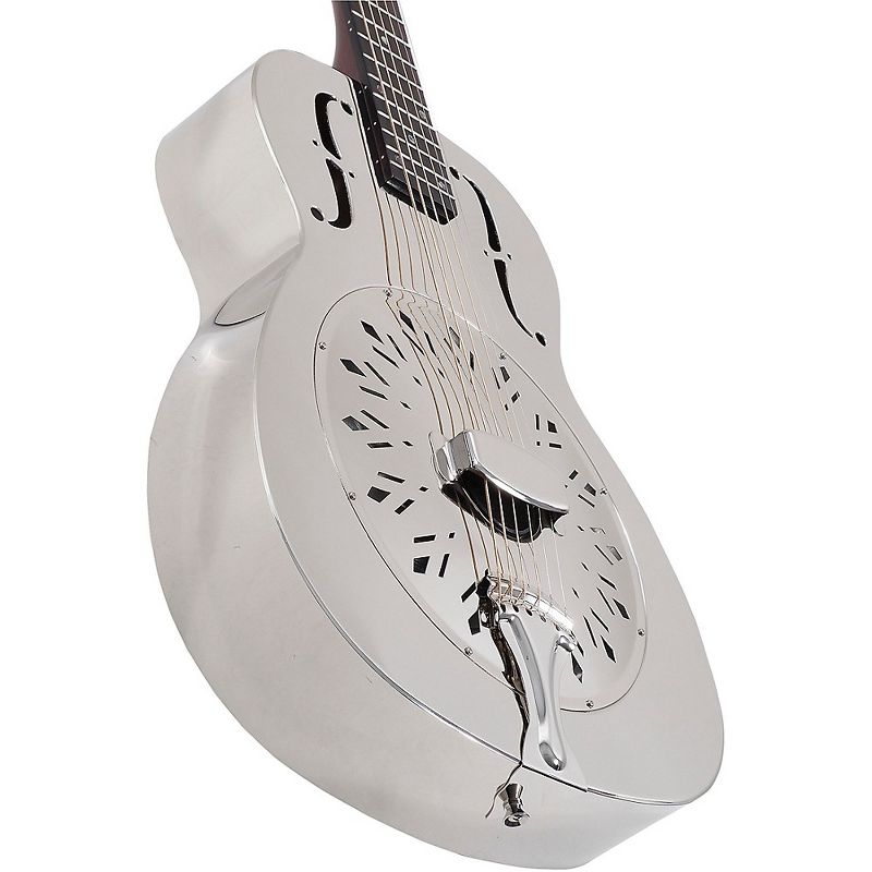 Recording King RM-998-D Metal Body Resonator, Style-0 Nickel-Plated