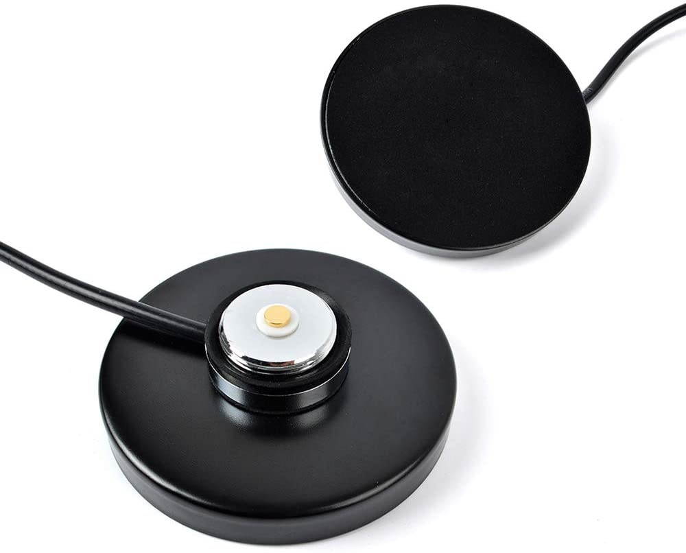 HYS Universal NMO Magnetic Base Mount Mobile Antenna NMO to BNC Male Connector W/5M(16.4ft) RG-58 Coaxial Cable for BNC HF/VHF/UHF 27Mhz Portable CB Transceiver Radios