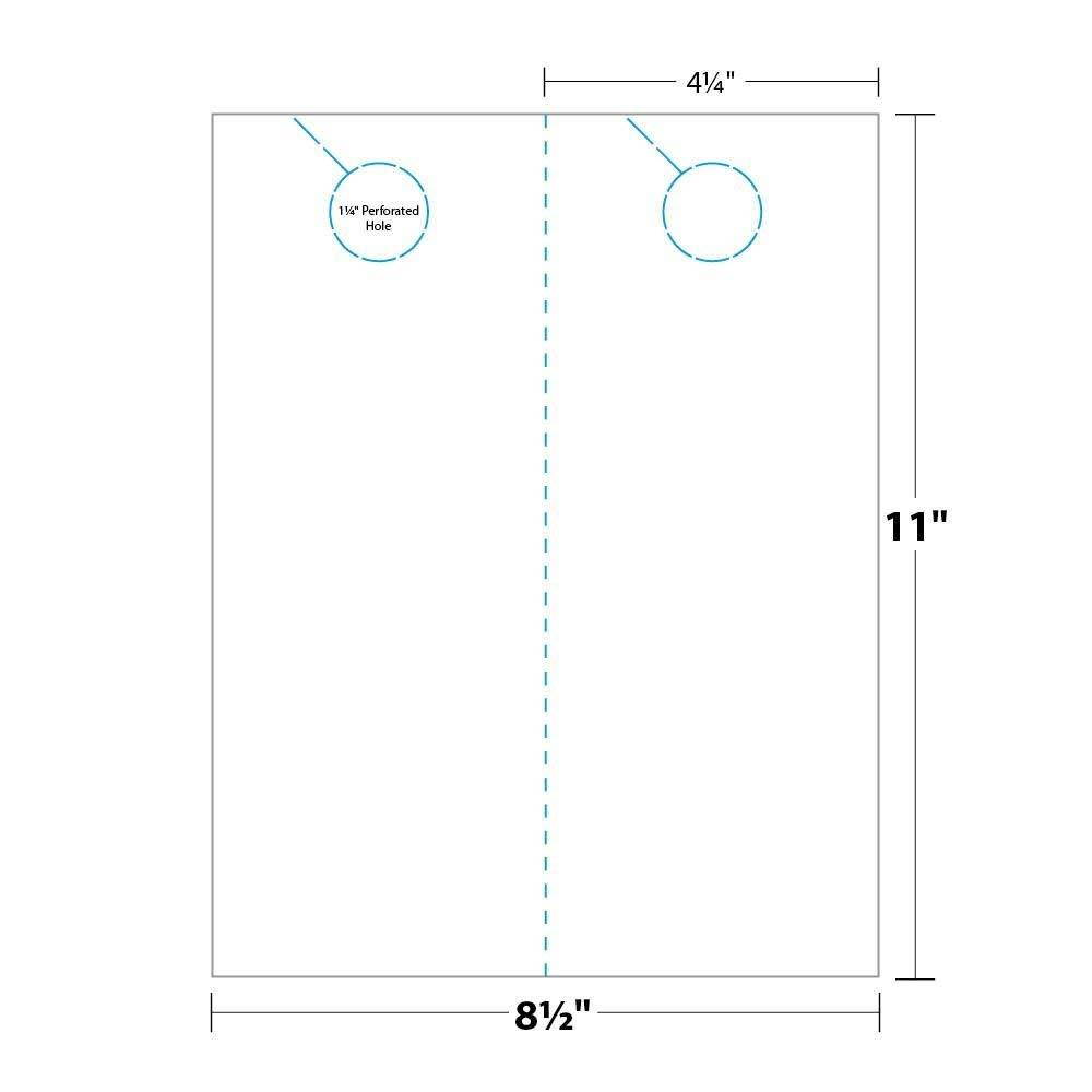Digital Door Hanger - 4.25" x 11", 100 Door Hangers