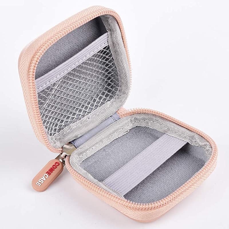 Chip Card Reader Scanner Case, Hard Carrying Bag Holder Fits Square A-SKU-0485 Contactless and Chip Reader with USB Charge Cable for EMV Chip Cards/Apple Pay/Android Pay/More