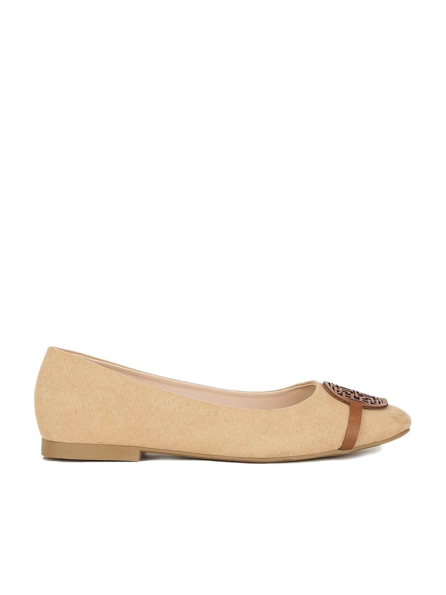 Bata Women's Beige Flat Ballets