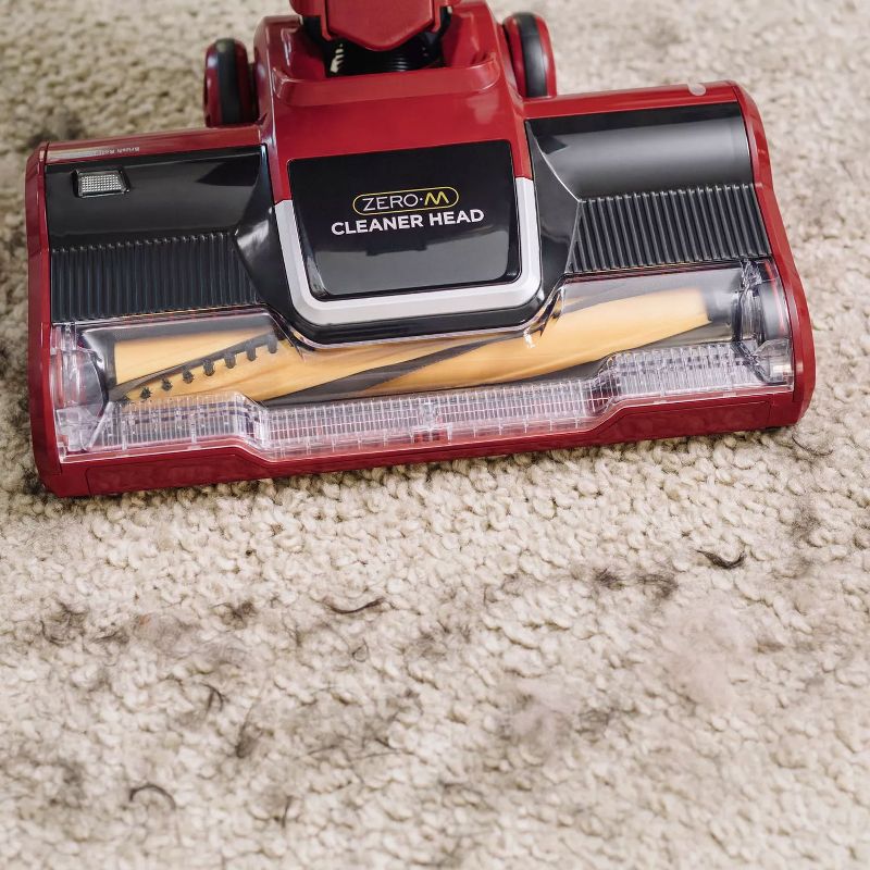 Shark QU573Q Series Rotator Lift Away Anti Allergen Complete Seal Upright Vacuum with Self Cleaning Brushroll Upright, Red (Certified Refurbished)