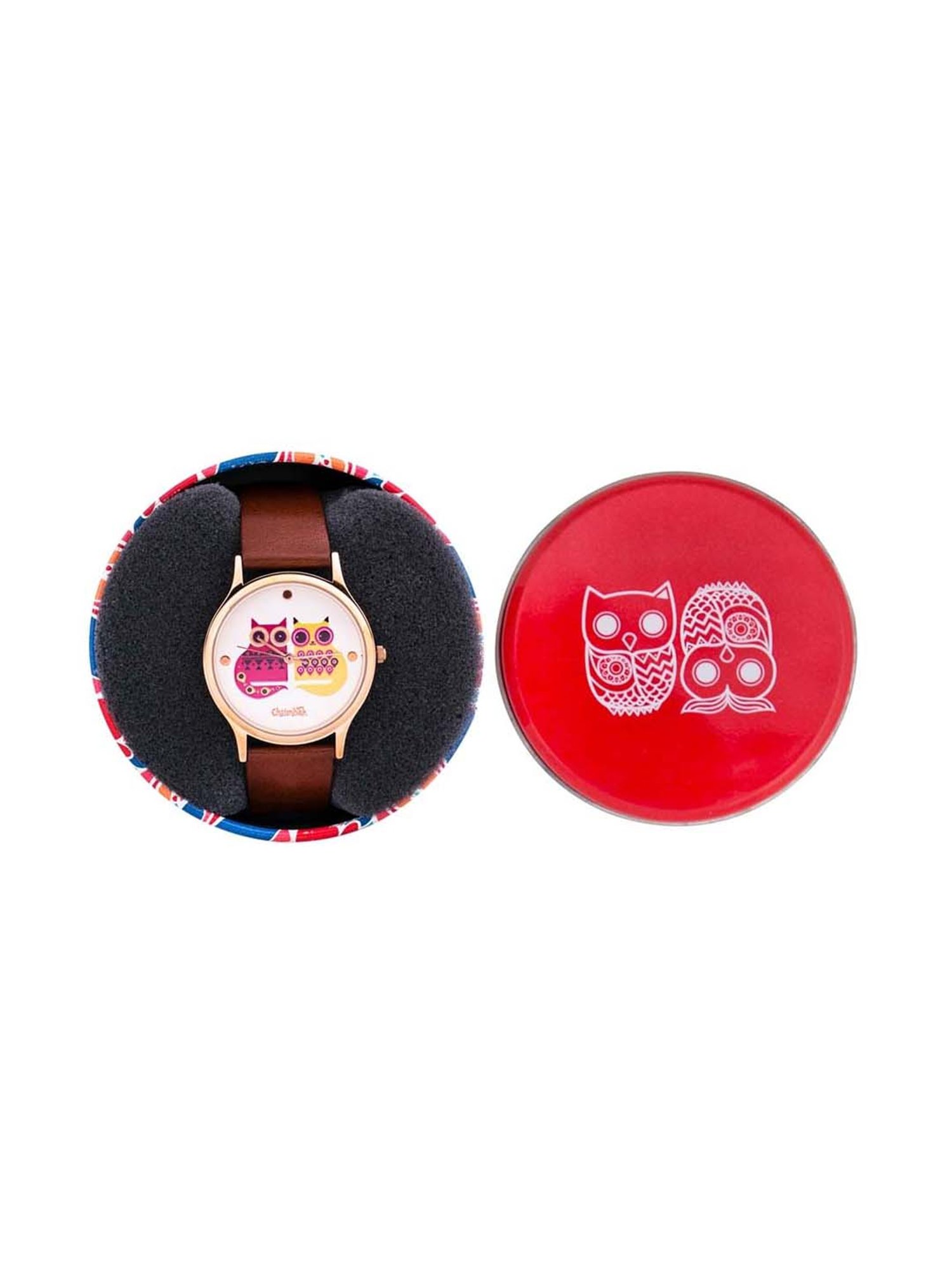 Chumbak EK3 Bestie Cats Analog Watch for Women