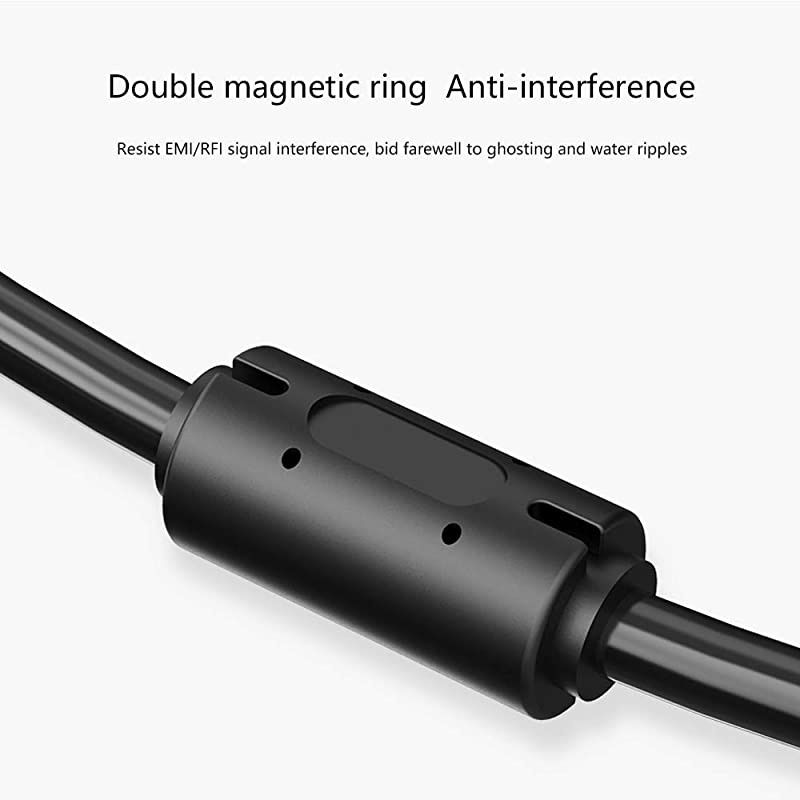 VGA to VGA Cable HD15 Monitor Cable with Ferrites Male to Male-15 Feet