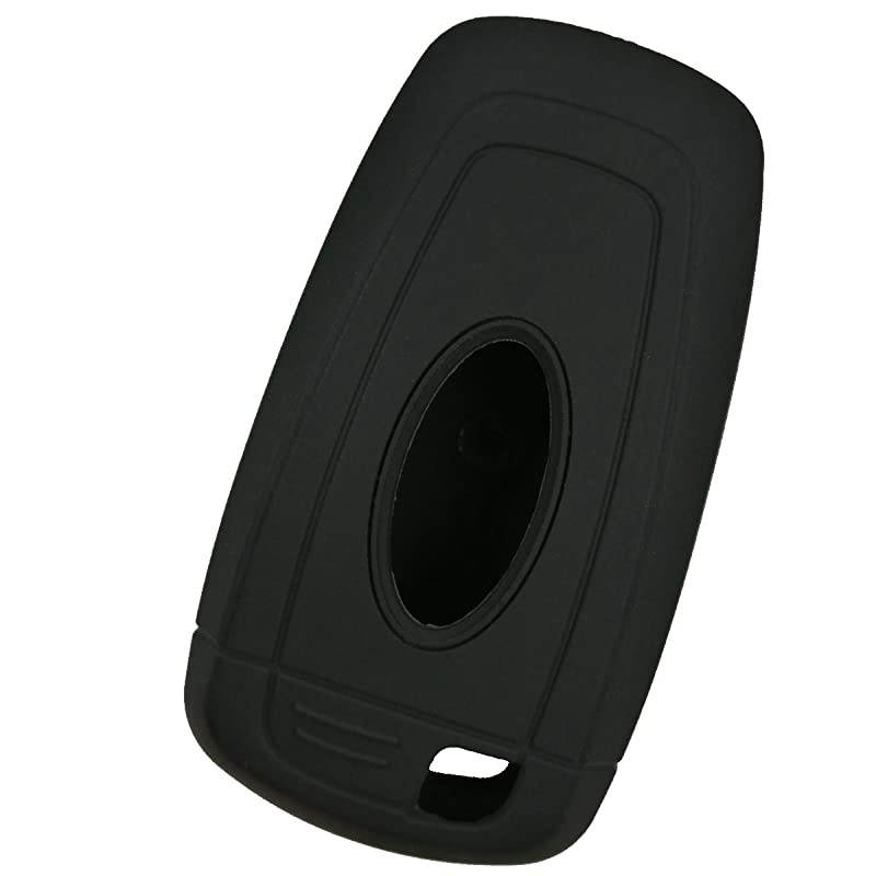 2Pcs Rubber Smart Key Fob Full Protector Remote Skin Cover Case Keyless Jacket for Ford Mustang Fusion Raptor F250 F350 F450 F550 Edge Explorer Expedition M3NA2C93142600