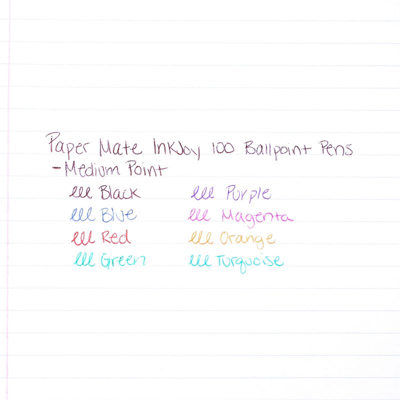 Paper Mate InkJoy 100RT Retractable Ballpoint Pen 1.0 mm Black Ink Dozen 1803472