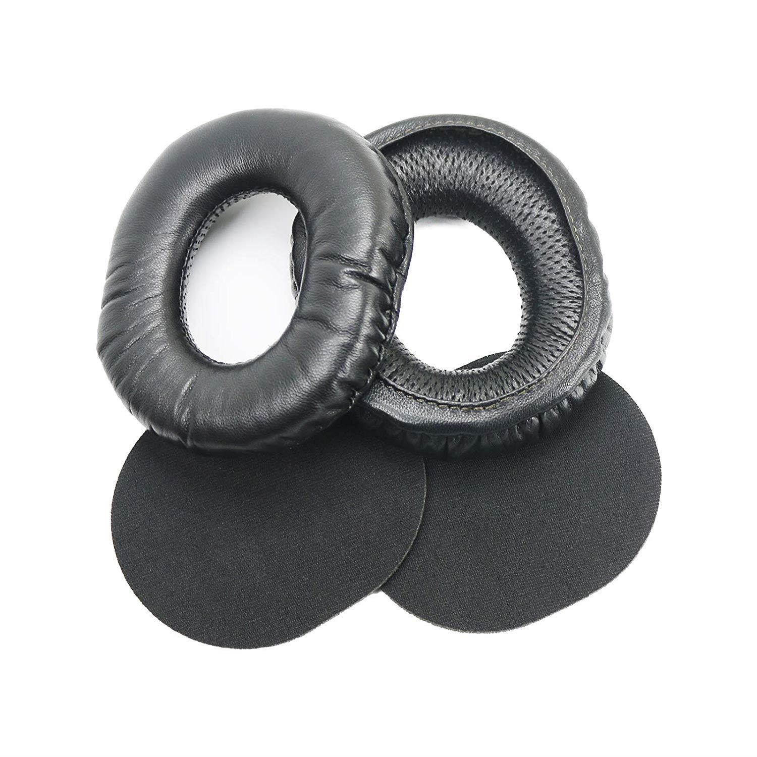 NewFantasia Replacement Earpads Compatible with Audio Technica ATH-M50x, ATH-M40x, M50S, M20x, M30x, ATH-SX1 Headphones Sheepskin Leather Memory Foam Ear Cushions