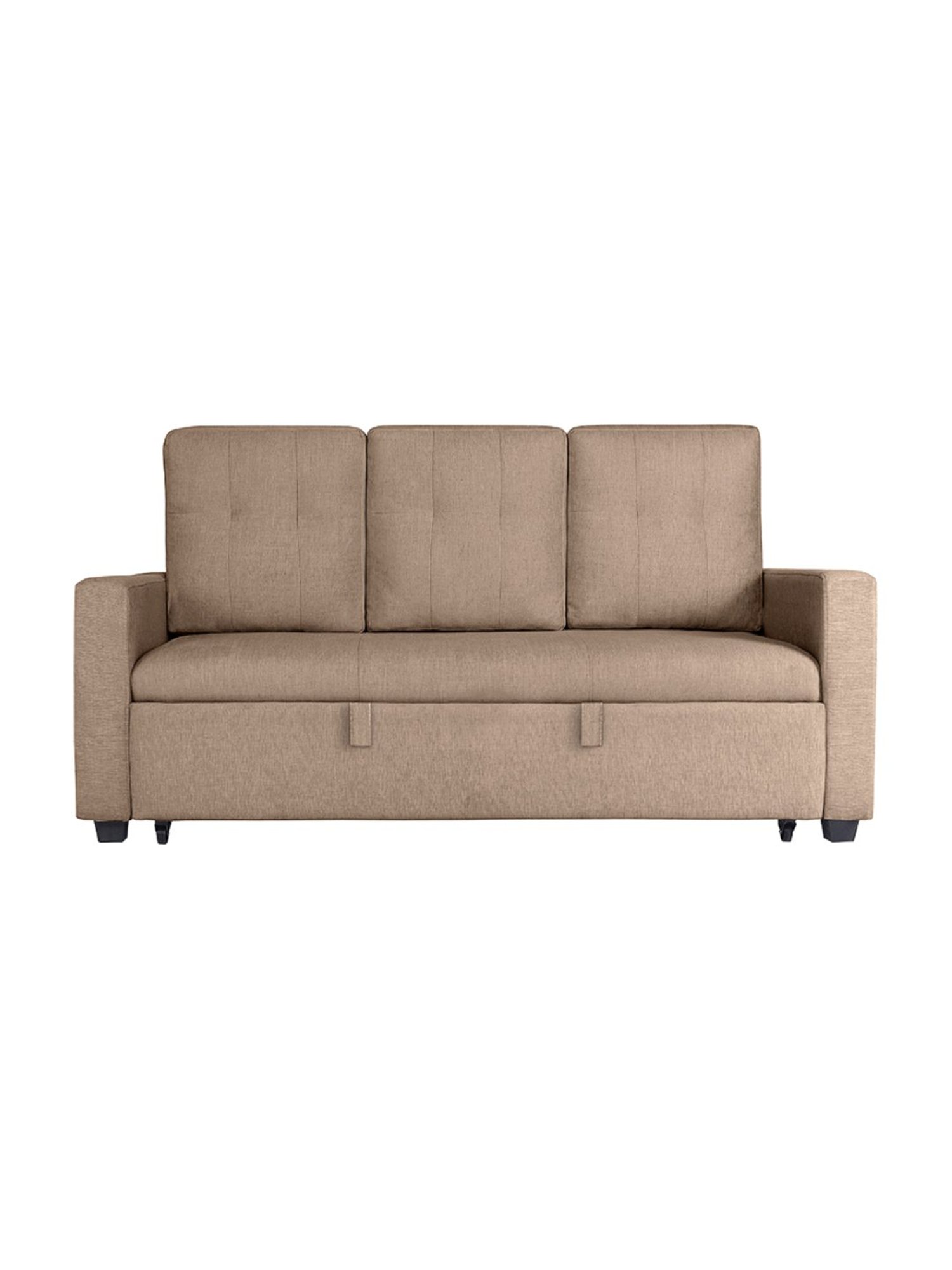 Queen Brady Convertible Sofa with Storage Gray - Serta