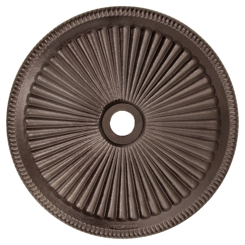 Weather Resistant Umbrella Base 66 lb in Bronze Resin Finish - Island Umbrella