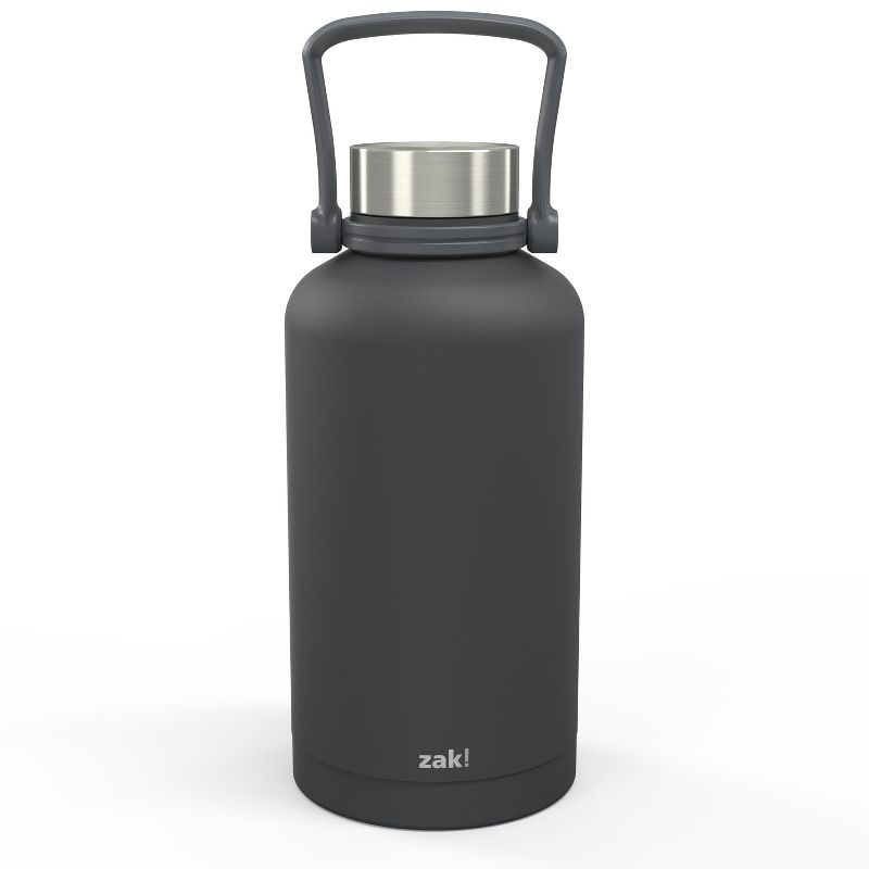 Zak Designs! 64oz Double Wall Stainless Steel Growler - Dark Gray