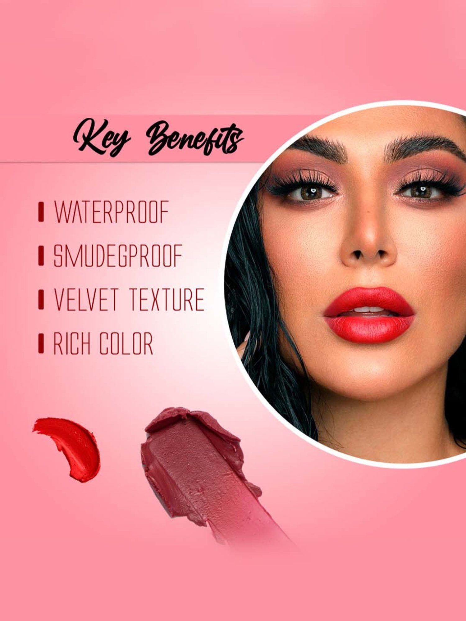 Matt Look Matinee Matte Non-Transfer Lipstick 12 Blush Nude - 2.4 gm