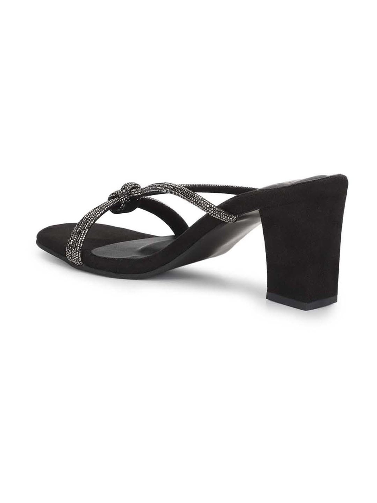 Truffle Collection Women's Black Casual Sandals
