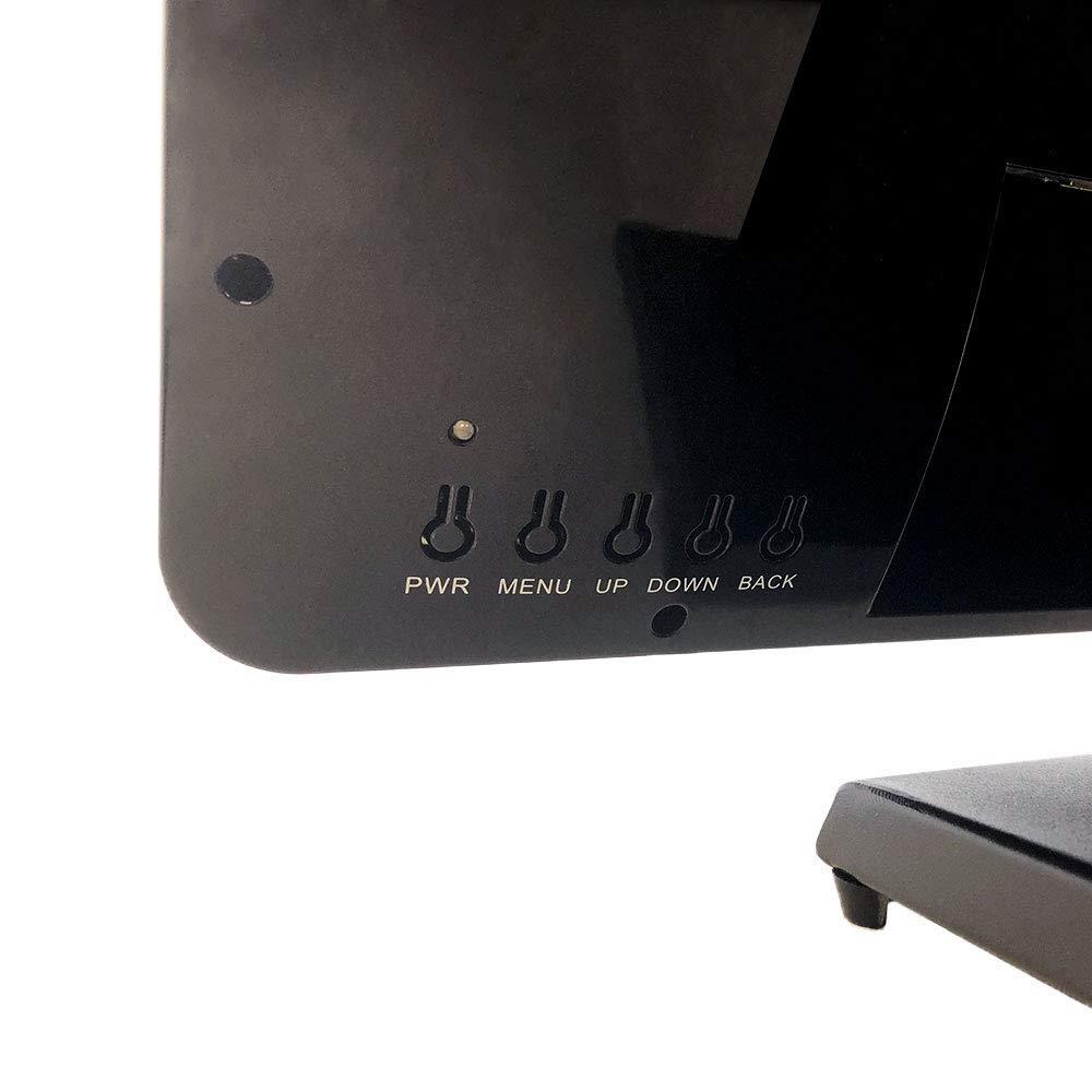 17-Inch Capacitive LED Backlit Multi-Touch Monitor, True Flat Seamless Design Touchscreen, VGA and HDMI Input, for Office, Retail, Restaurant, Bar, Gym, Warehouse, No Driver Required