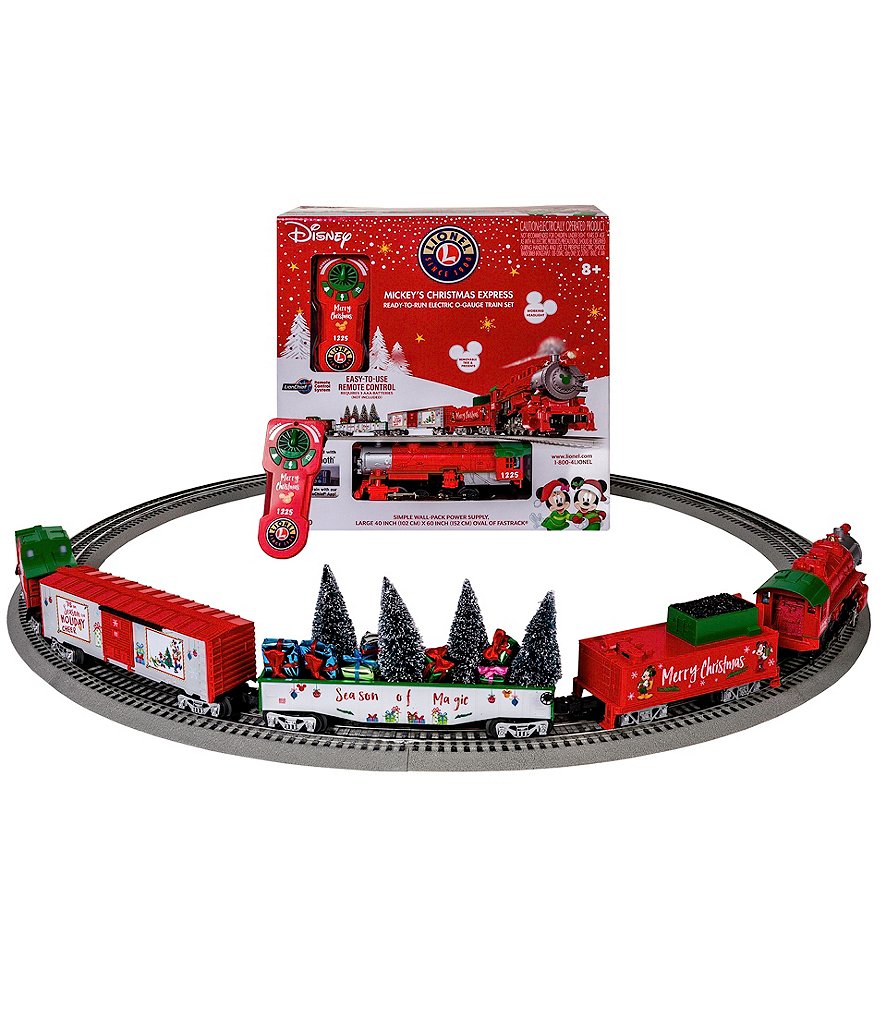 Lionel Mickey Mouse Christmas LionChief Train Set