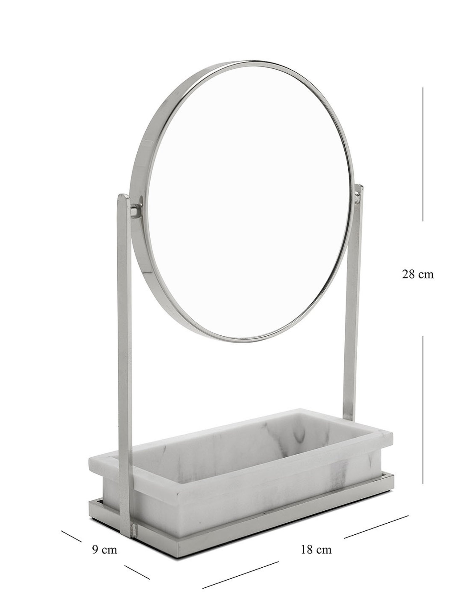 CHRONIKLE Pink Iron Sun Burst Designer Round Wall Mirror