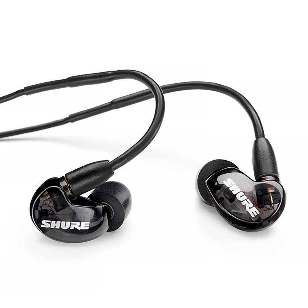 Shure Isolating MicroDriver Earphones In-Ear Stereo Headphones, Black