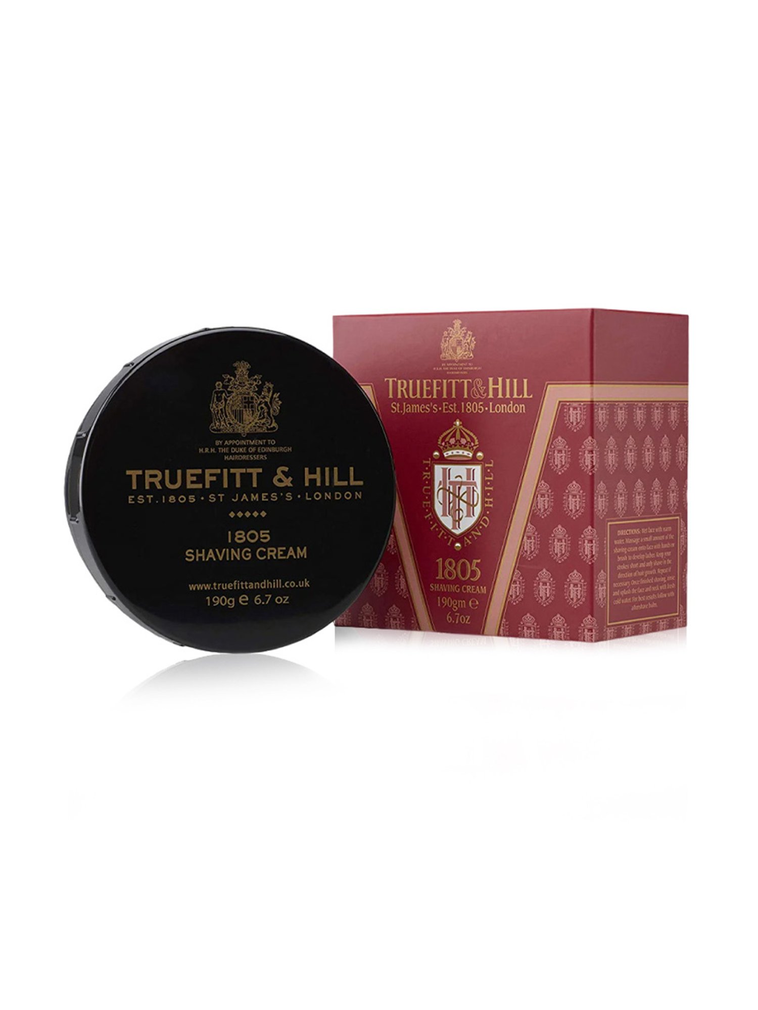 Truefitt & Hill 1805 Shaving Cream Bowl 190 gm for Men